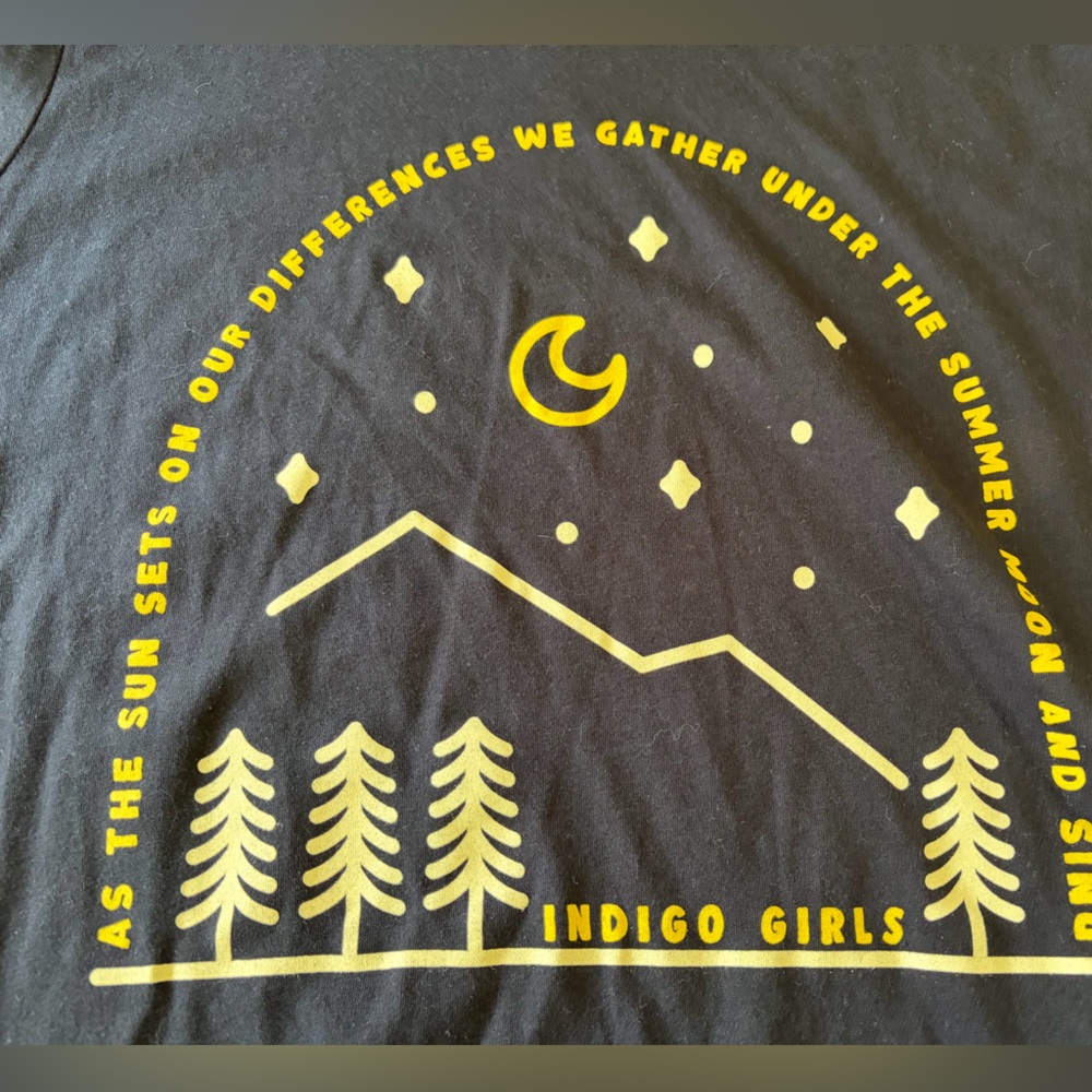 Indigo Girls 2024 Summer Concert Tee - L - Picture 2 of 5